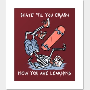 Skate or Crash Posters and Art